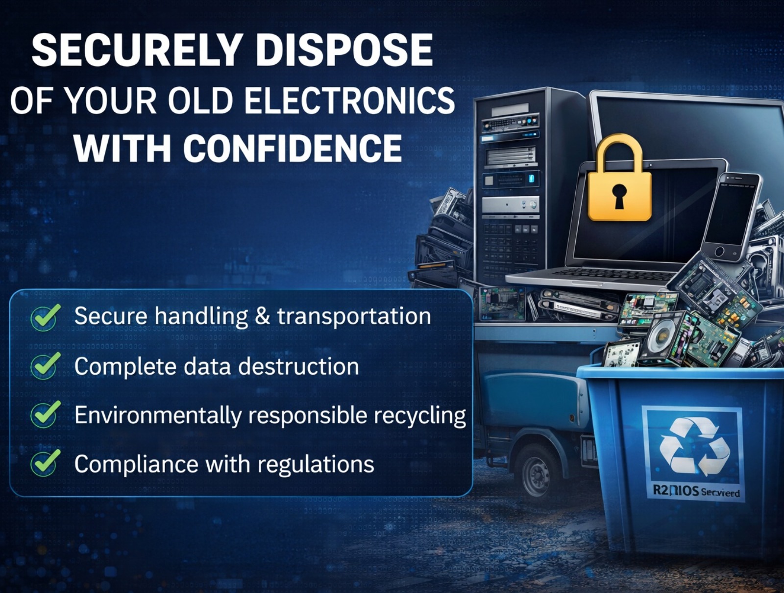 securely dispose of your old electronics with confidence